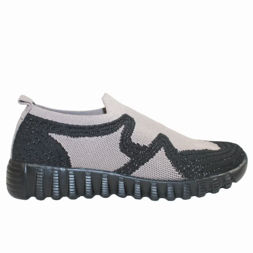 Bernie Mev Nadin Black Mauve Slip-On Sneaker, Size 37 (US 6.5 - 7)
